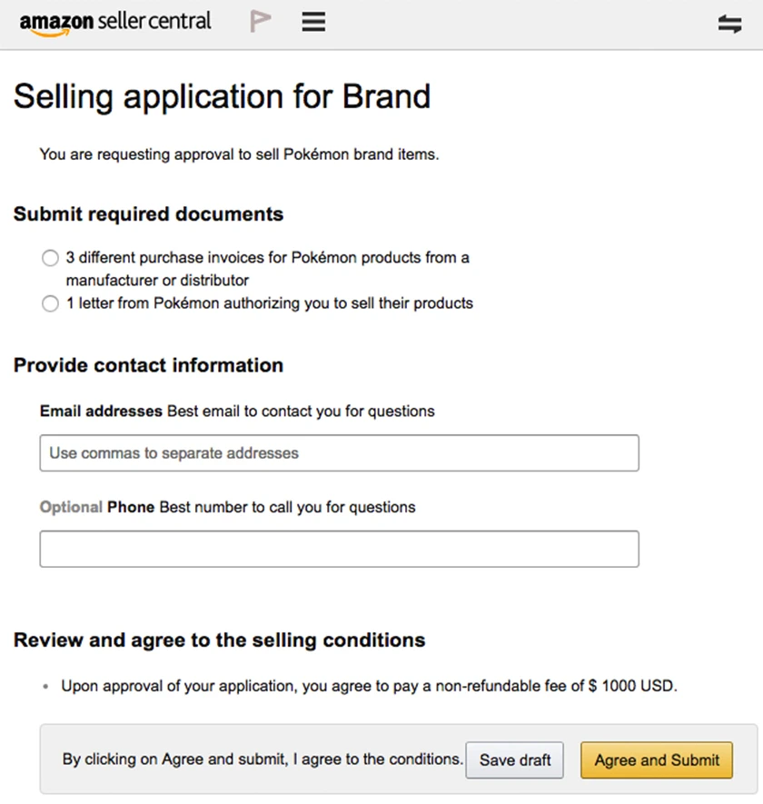 Sell Restricted Brands on Amazon