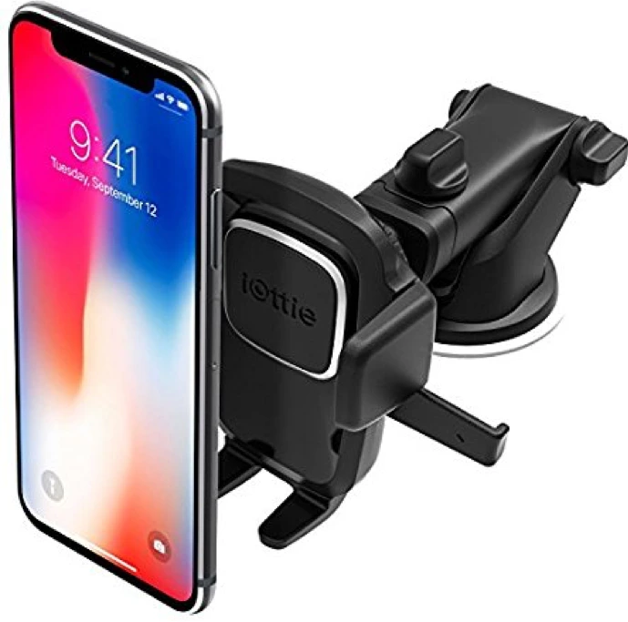 iOttie Easy One Touch 4 Dashboard & Windshield Car Mount Holder for iPhone X 8 8 Plus 7 Plus 6s Plus 6 SE Samsung Galaxy S8 Plus S8 Edge S7 S6 Note 8 5SE