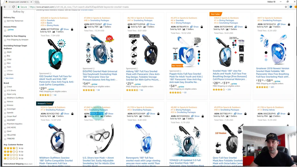 Discover Keywords from competitors amazon ads