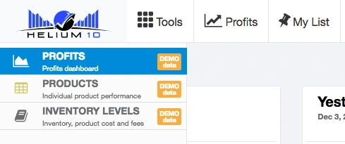 helium 10 profits