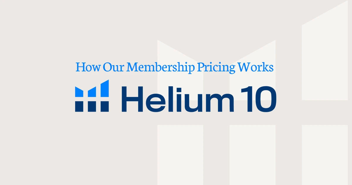 Helium 10 Pricing & Membership Plan Options - How They Work
