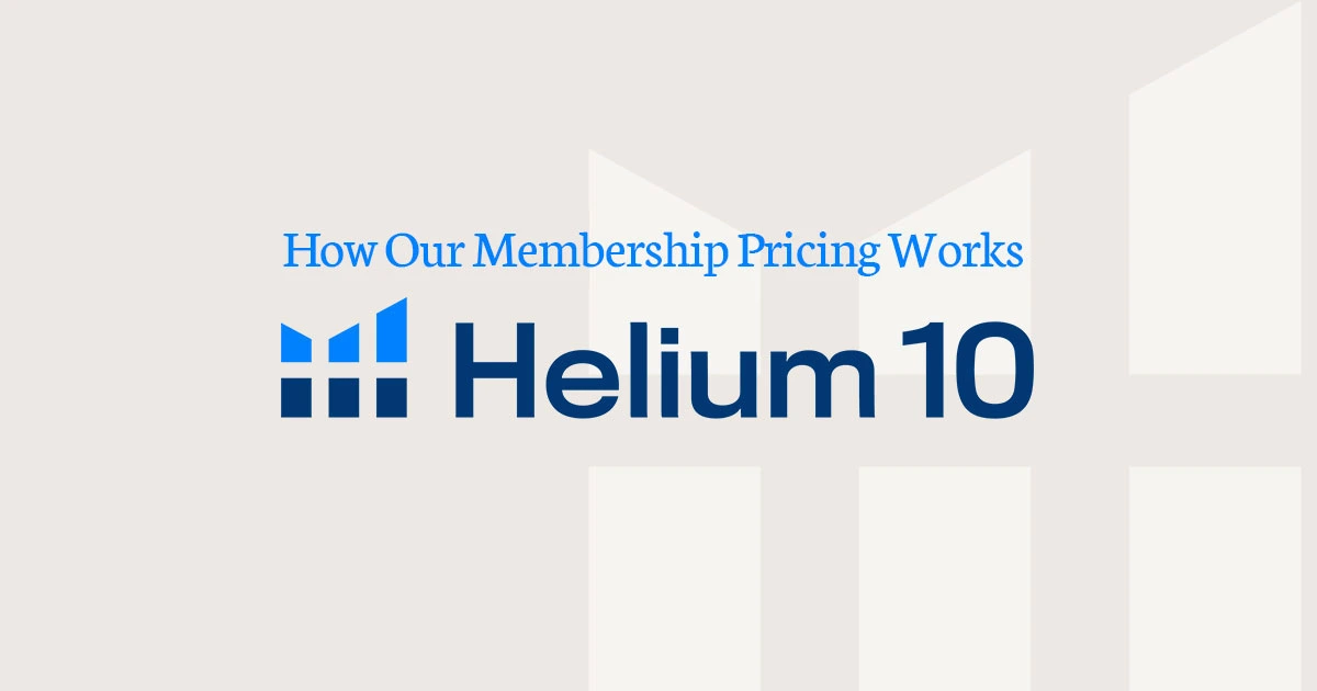 Helium 10 Pricing