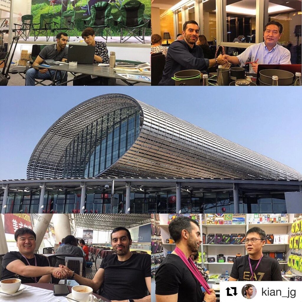 Kian Golzari at canton fair