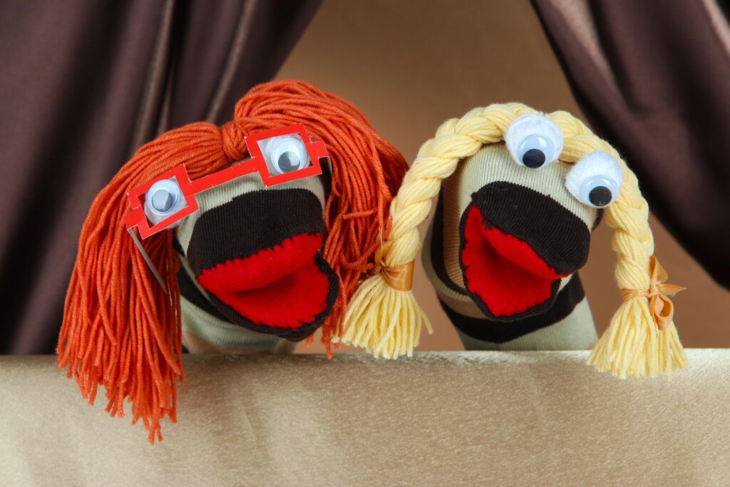 sock puppets