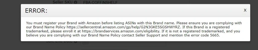 Amazon Brand Registry