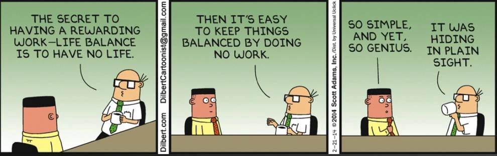 I feel like I'm letting Dilbert write this post.