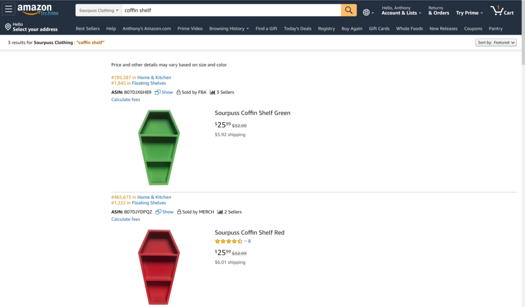 Amazon products