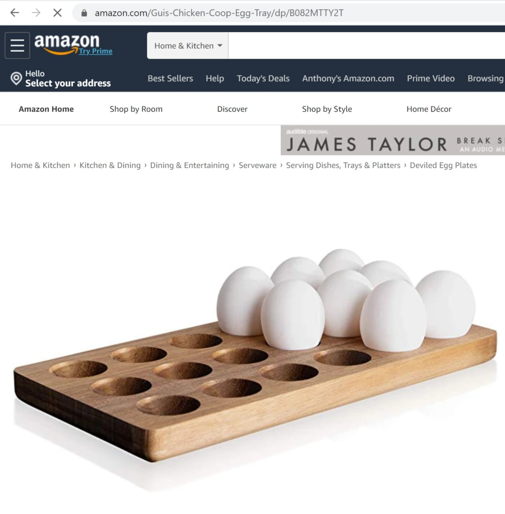 Amazon product page