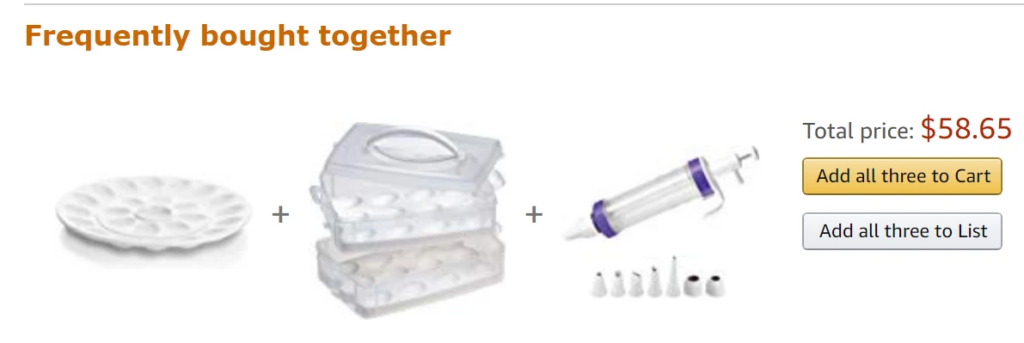 Amazon frequently bought together