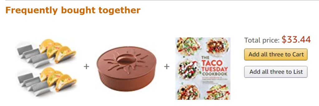 Amazon frequently bought together