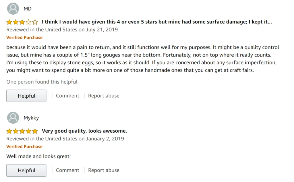 amazon product reviews