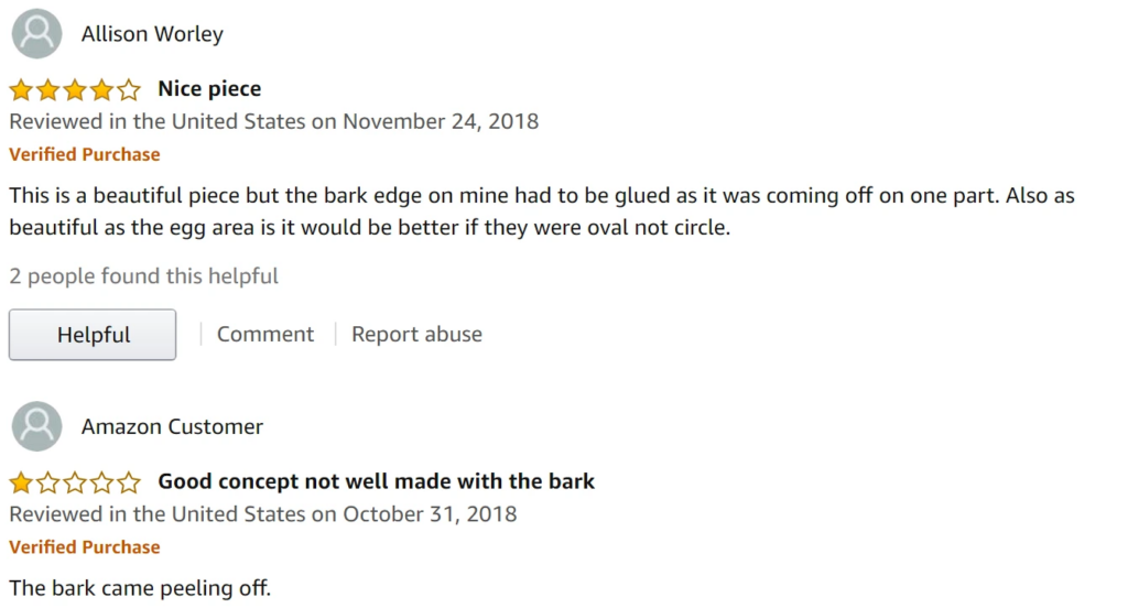 Amazon product reviews