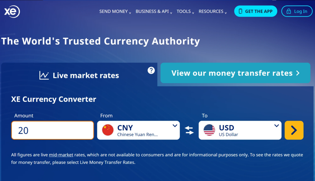 The world's trusted currency authority