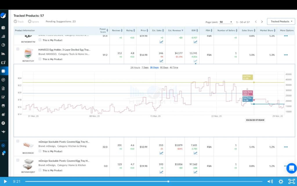 helium 10 market tracker tool
