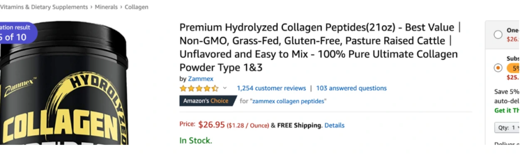 amazon product