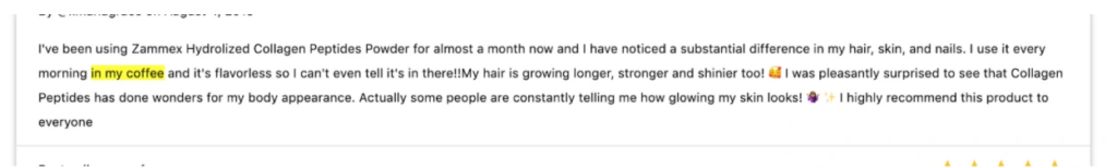 amazon customer review