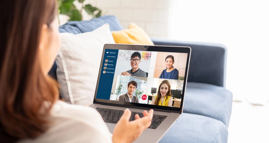 A video call with your virtual assistants