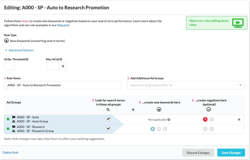 Auto to research promotion