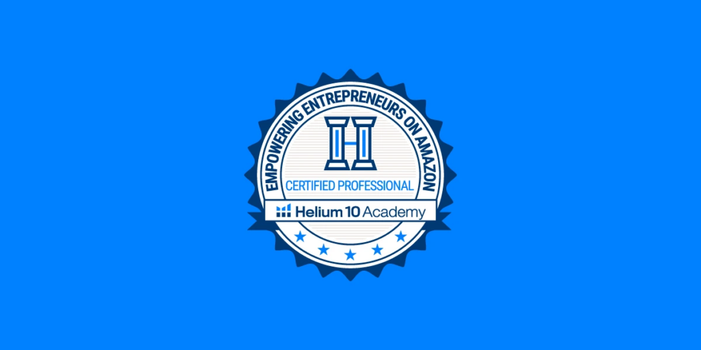 helium 10 academy certification