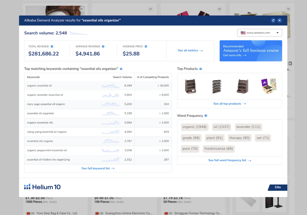 alibaba demand analyzer