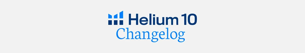 Helium 10 updates