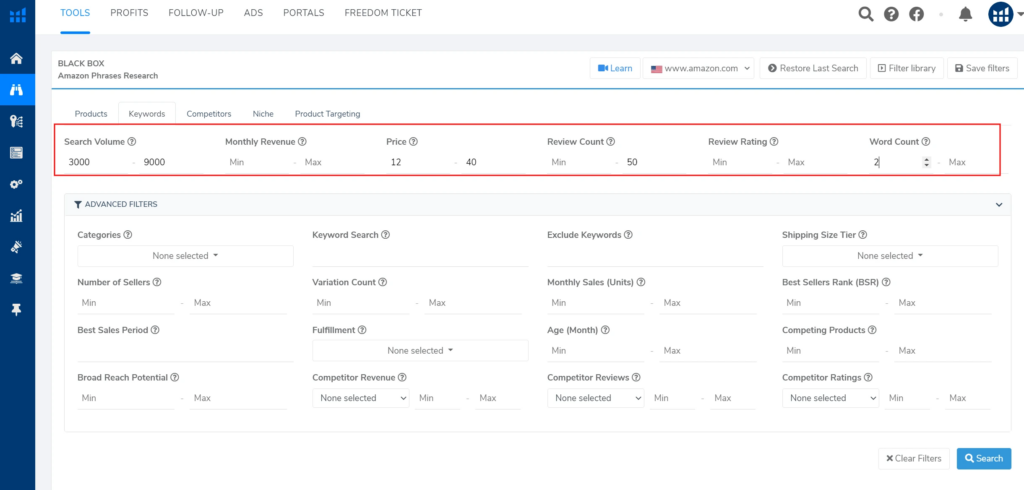 amazon product research tool