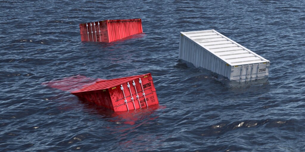 Shipping Containers Are Lost at Sea