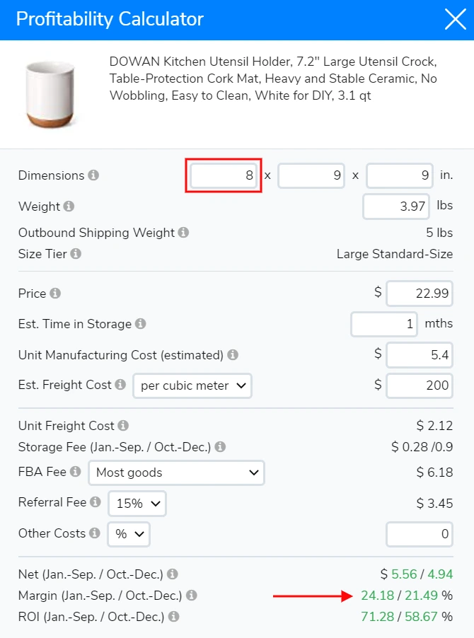 amazon fba profitability calculator