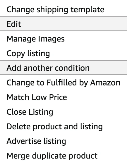 amazon shipping template and how to add another condition 