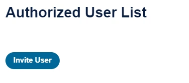 Authorized User List button