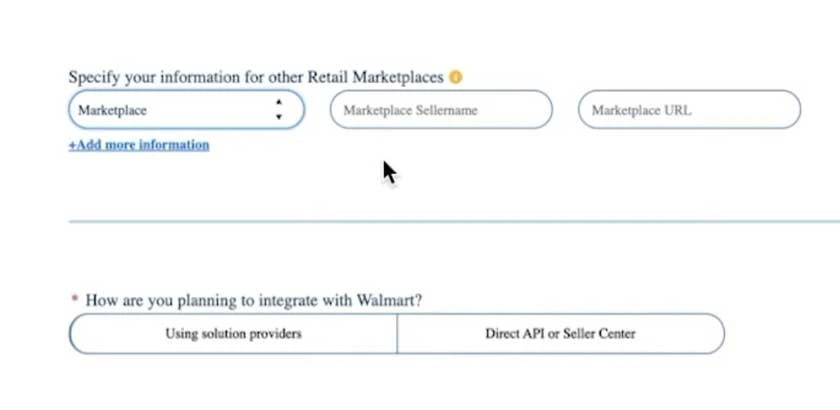 specific link requirements for your walmart.com account