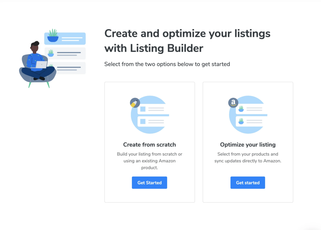 Create and optimize your listings with Listing Builder