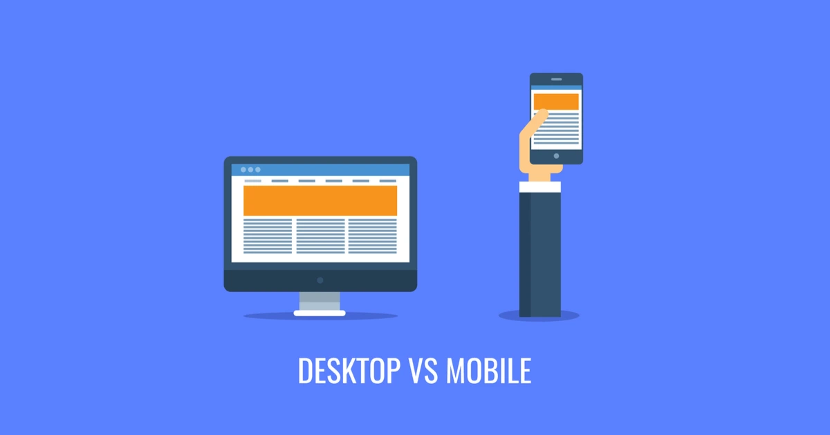 Amazon mobile vs desktop page views