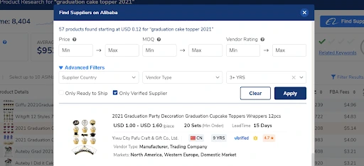 find suppliers on alibaba 