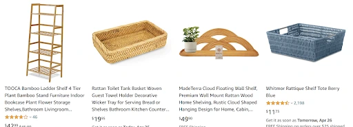 rattan search results on amazon