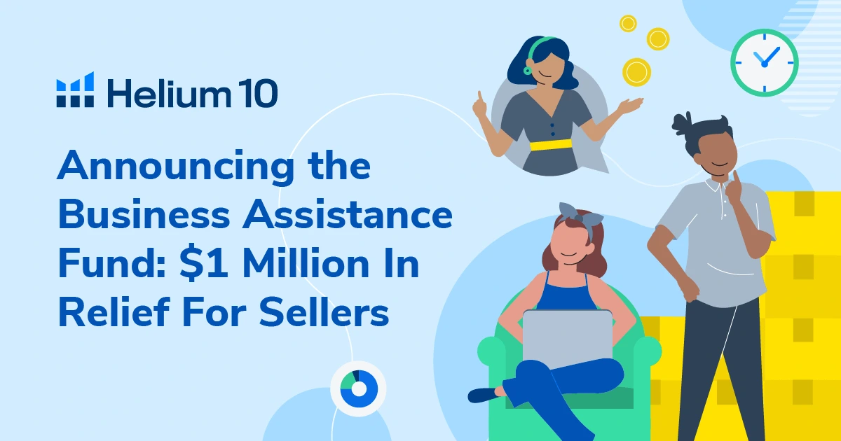 Helium 10 business assistance fund