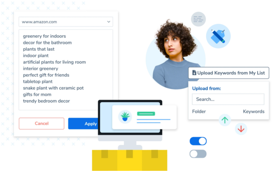 Scribbles: keyword upload/coverage tracking