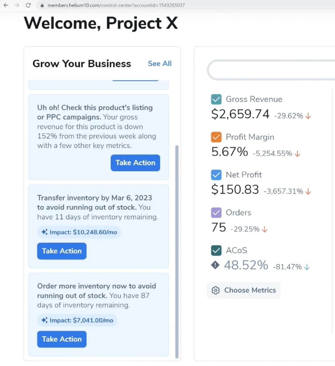 Grow Your Business with Insights Dashboard