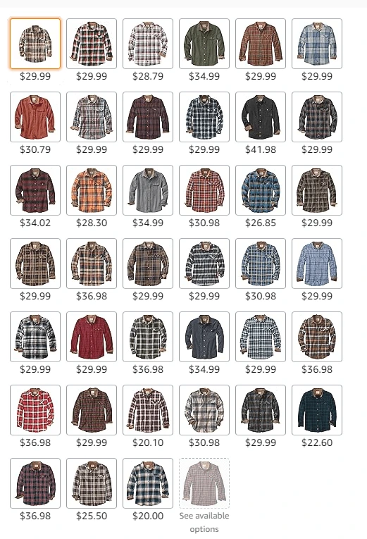 Product variations
