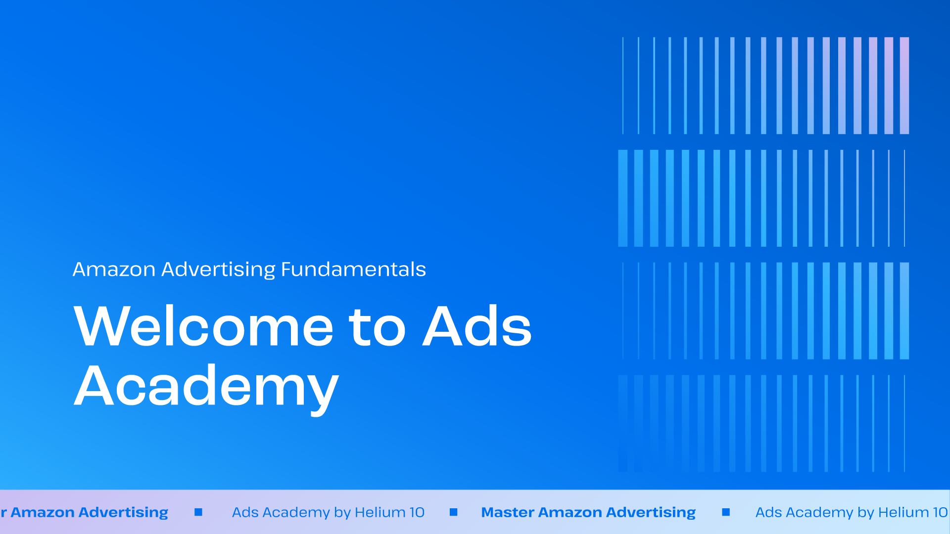 newly launched amazon ads management course for sellers
